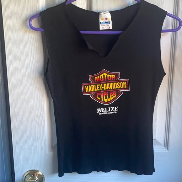 Tops - New - Harley Davidson Decale on tank from Belize.